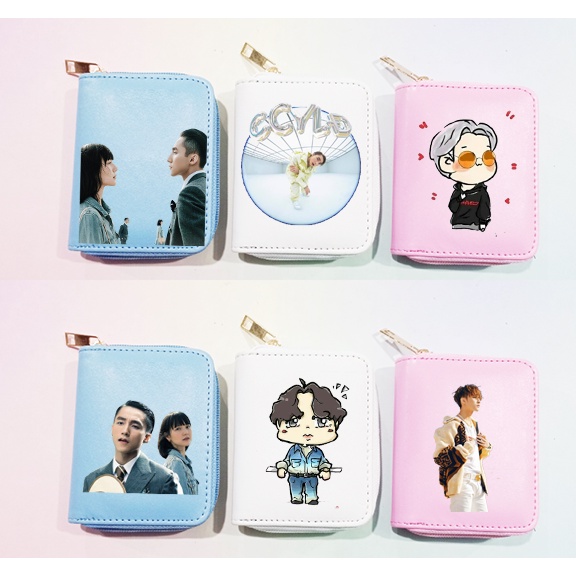 Ví  mtp VNI13 ví ngắn sơn tùng cute bóp dễ thương idol kpop army thần tượng hoạt hình
