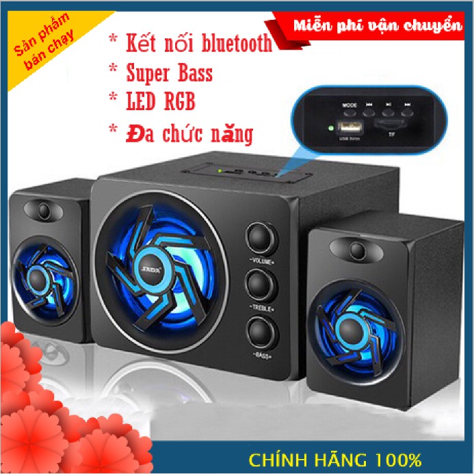 Loa Vi Tính Bluetooth Gaming SADA D-209 Bass Siêu Trầm Phiên bản nâng cấp của SADA 2GOOD Nghe Nhạc Siêu Đã