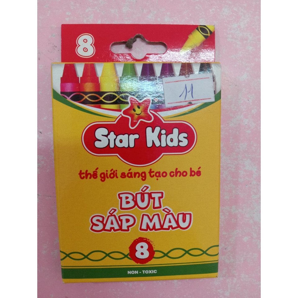 BÚT SÁP MÀU STAR KIDS 8 MÀU