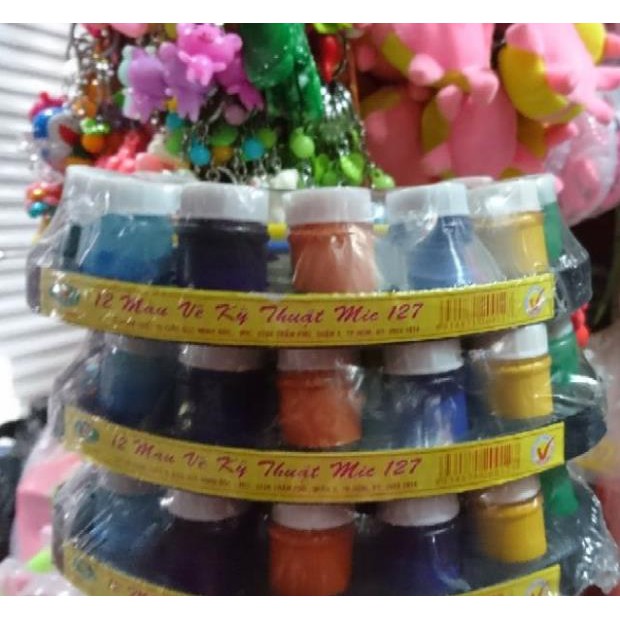 Màu vẽ kỹ thuật Mic 12 màu, màu nước Mic