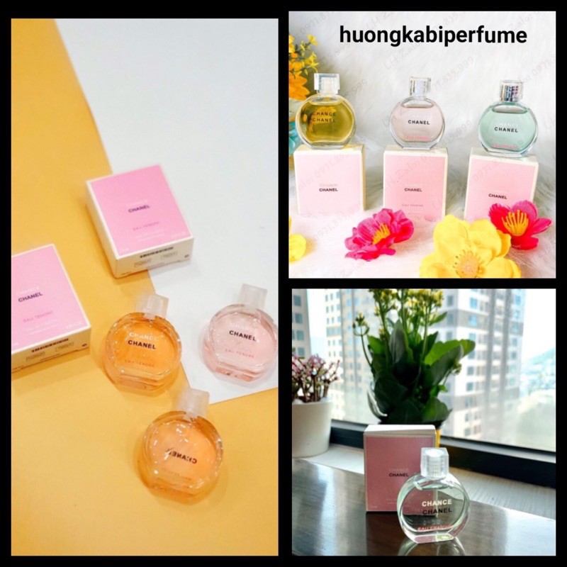 [REAL]NƯỚC HOA MINI CN CHANCE 7.5ml  NHỎ XINH- NHẸ NHÀNG - THANH TÚ