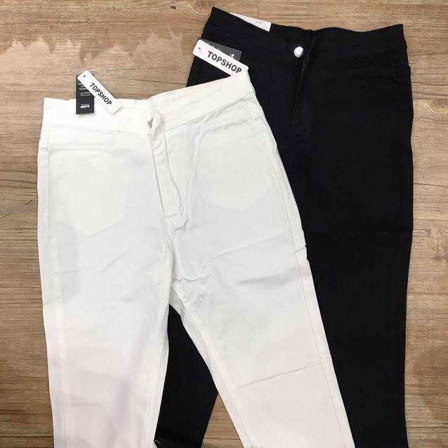 [Mã WASTUP giảm 10% tối đa 30K đơn 99K] [Rẻ Vô Địch] Quần Jean Skinny Nữ Lưng cao Không Túi Trắng Và Đen - 140 | BigBuy360 - bigbuy360.vn