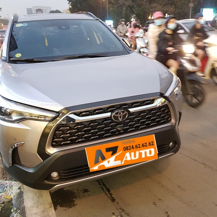 Ốp Trang Trí Mặt ca Lăng Toyota Cross 2020-2022 Mạ Crom