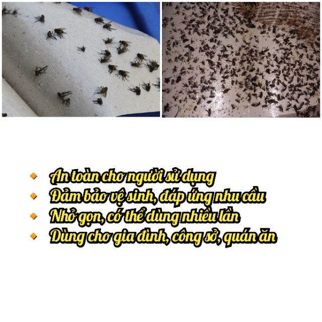 [Combo 2 miếng] Keo dính ruồi / keo dán ruồi / keo bẫy ruồi Nam Kiệt hiệu quả cao