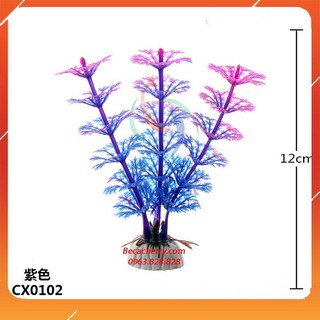 Cây trang trí bể cá mini 10cm - 12cm ( Bằng nhựa )