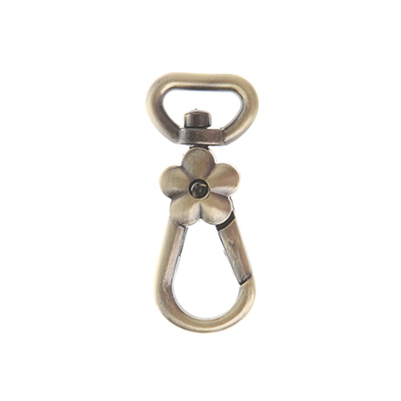 Móc khóa thiết kế hình hoa từ hợp kim kẽm tiện dụng chất lượng cao