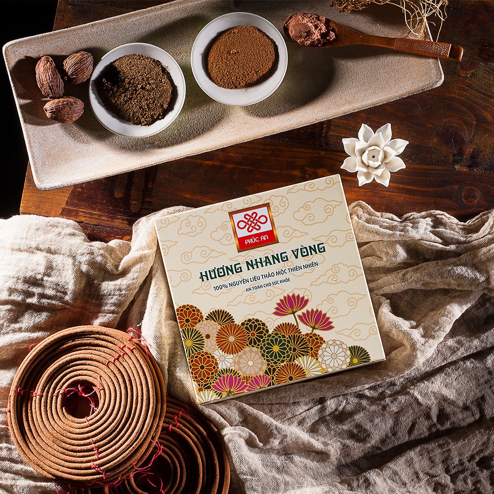 Hương vòng thảo mộc 24h - Hương nhang Phúc An