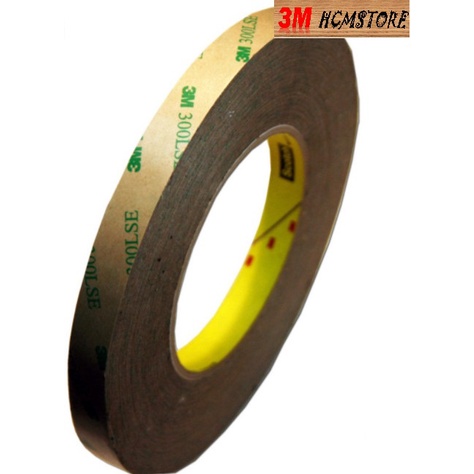 3M 300LSE 93015 20mm dài 55met BĂNG KEO 2 MẶT MỎNG 300LSE - TRONG SUỐT chuyên DÁN CẢM ỨNG, CHỊU NHIỆT chuyên dán nhựa