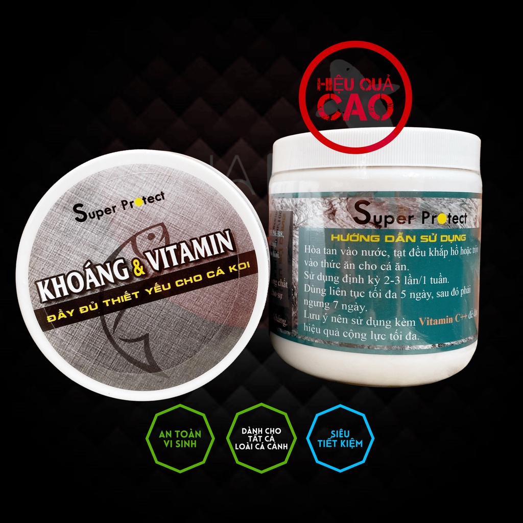 Vitamin & Khoáng chất thiết yếu cho hồ cá Koi
