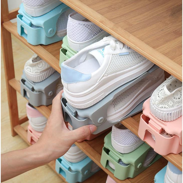 10 Kệ nhựa để giày dép tiết kiệm diện tích tủ B010