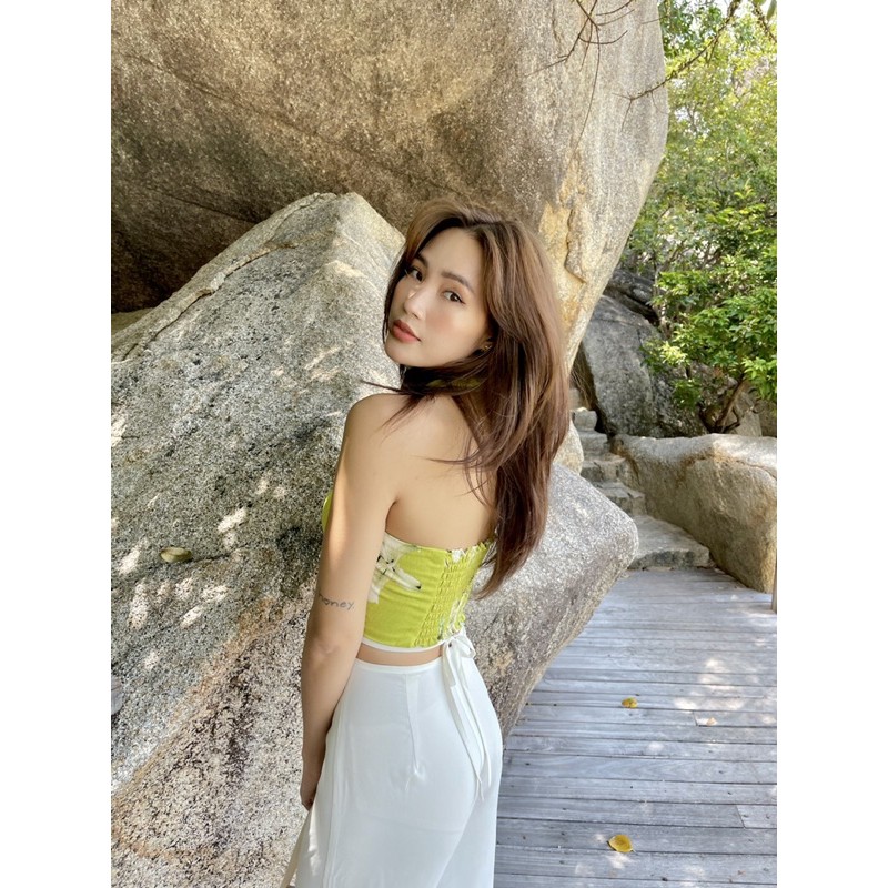 Áo xoắn cổ summer