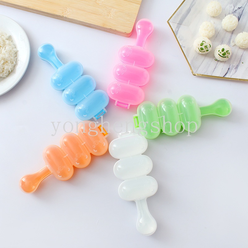Set 2 Khuôn Làm Cơm Nắm Hình Tròn DIY