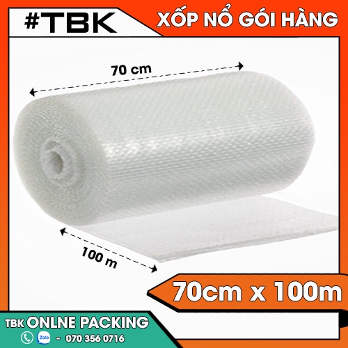 15M x Khổ 70CM  Bóng Xốp Nổ Gói Hàng - Màng Xốp Hơi Gói Hàng