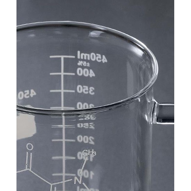 Cốc Thủy Tinh Borosilicate Hóa Học Có Tay Cầm Và Đo Lường Bền Bỉ