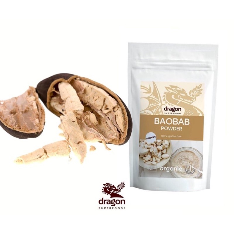 Bột BaoBab Hữu Cơ Dragon Superfoods 100g