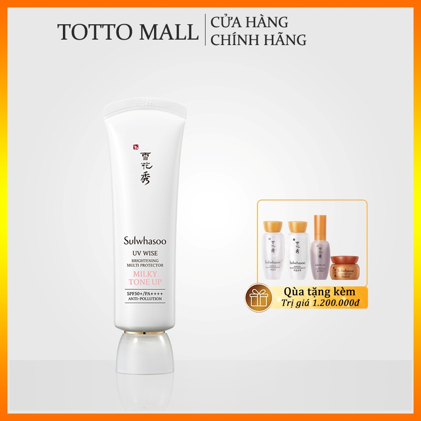Kem chống nắng Sulwhasoo UV Wise Brightening Multi protector Milky Tone Up SPF50+/PA++++