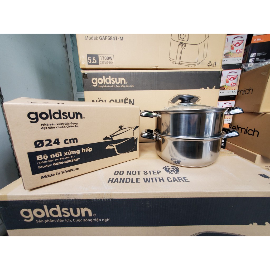 Bộ nồi Xửng hấp Goldsun 24CM