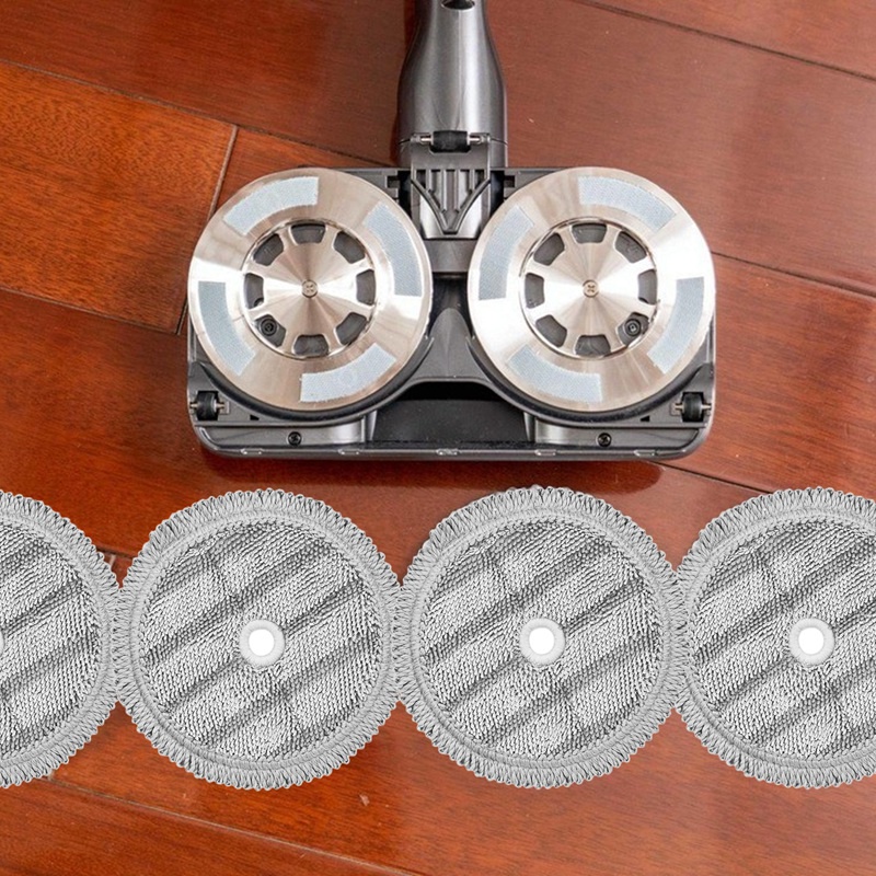 6 cái Miếng lau thay thế Giẻ lau nhà cho LG A9 Máy hút bụi Máy lau nhà Robot lau nhà Phụ tùng vải