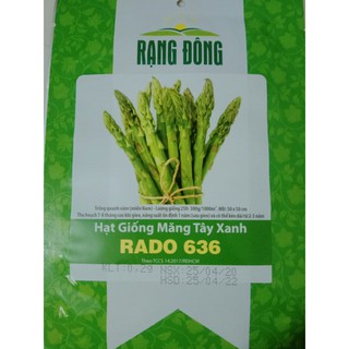 Măng tây xanh Rado 636 gói 0.2g