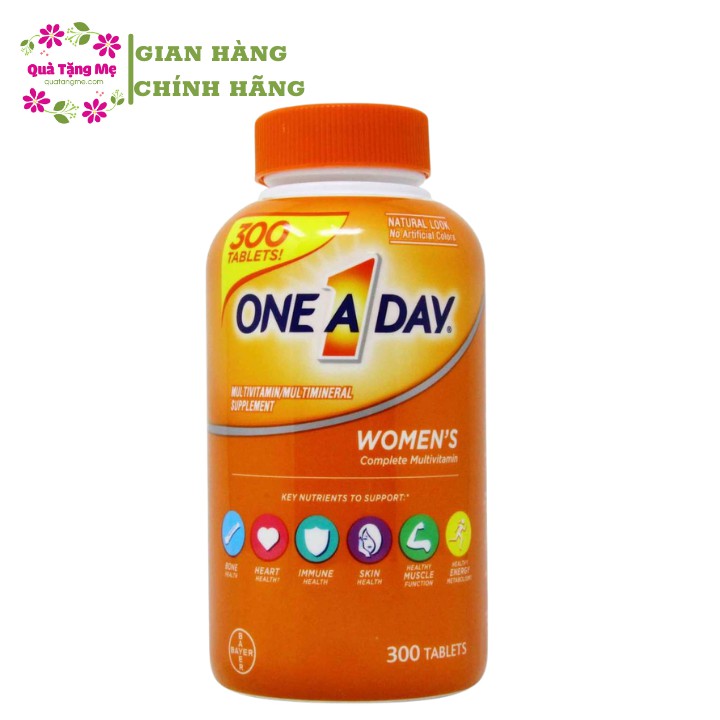 Viên uống vitamin tổng hợp cho nữ One A Day Women's Multivitamin 300 viên