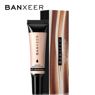 Kem Bắt Sáng Và Dạng Lỏng Đa Năng Lấp Lánh Sáng Bóng 3 Màu Tùy Chọn 15ml BANXEER