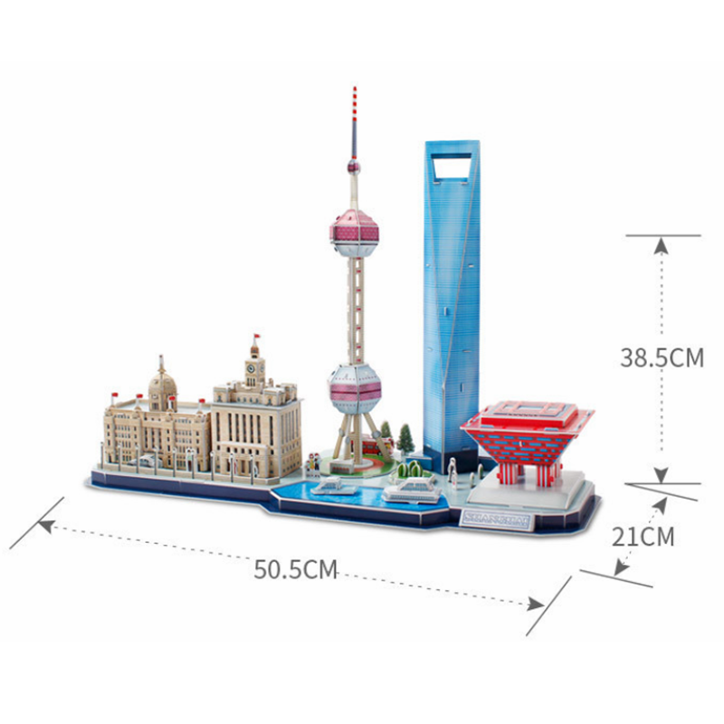 [Mã LIFETOYS1 giảm 30K đơn 99K] Bộ Đồ Chơi Lắp Ráp Mô Hình Tháp London Paris Moscow 3d Bằng Giấy Cho Bé