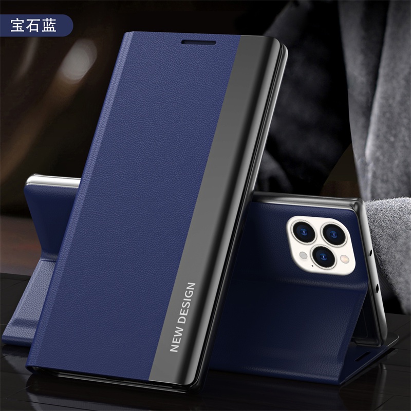 Ốp Điện Thoại PC Cứng Nắp Gập Từ Tính Cho iPhone 13 Pro Max 13mini 13 12 11 Pro 12 Pro Max X XS XR XSMax SE 2020 6s 6 7 8 Plus