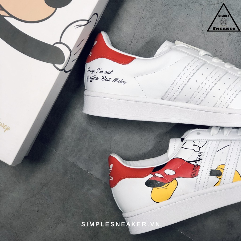 Giày Adidas Superstar Chính Hãng 🔴FREESHIP🔴 Adidas Mickey Mouse - Giày Adidas Superstar Mickey Chuẩn Auth