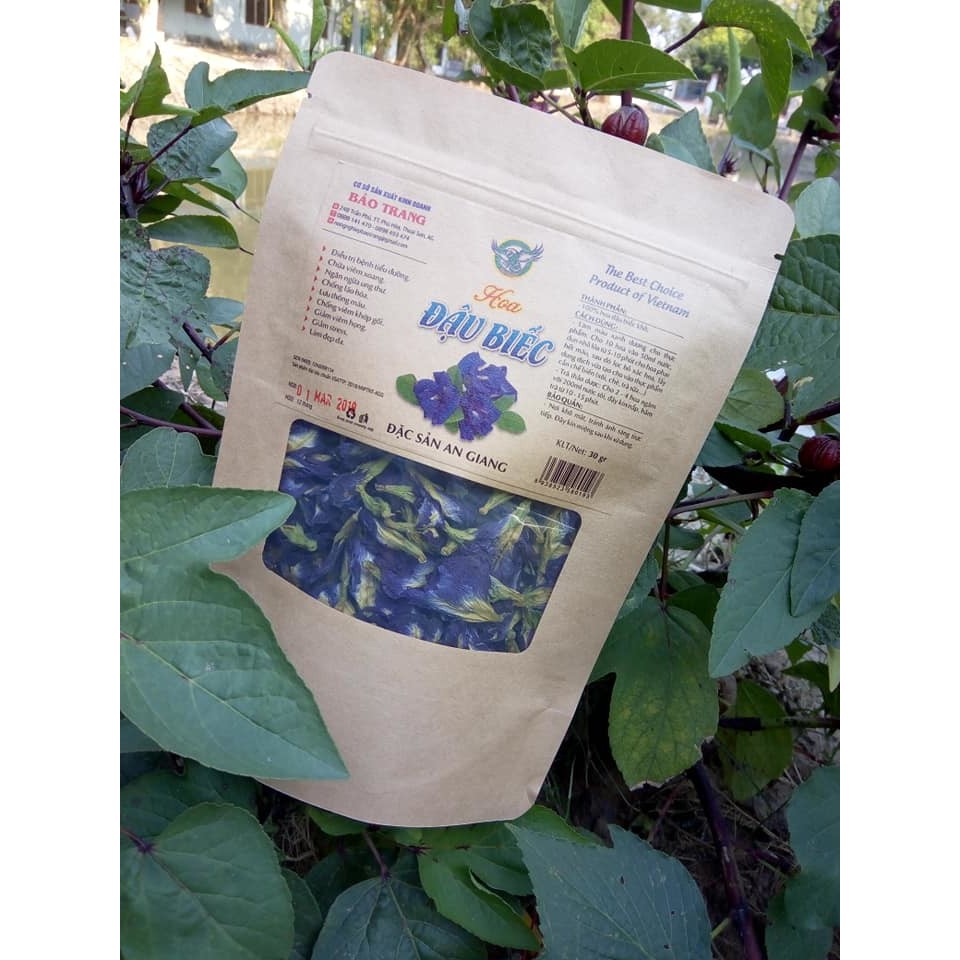 HOA ĐẬU BIẾC SẤY KHÔ 30g Loại 1