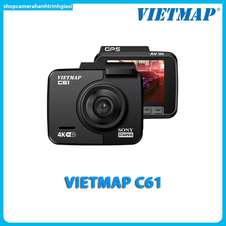 [Chính Hãng] Camera Hành Trình Ô tô VietMap C61 Ghi Hình + Cảnh Báo Giao Thông Bằng Giọng Nói