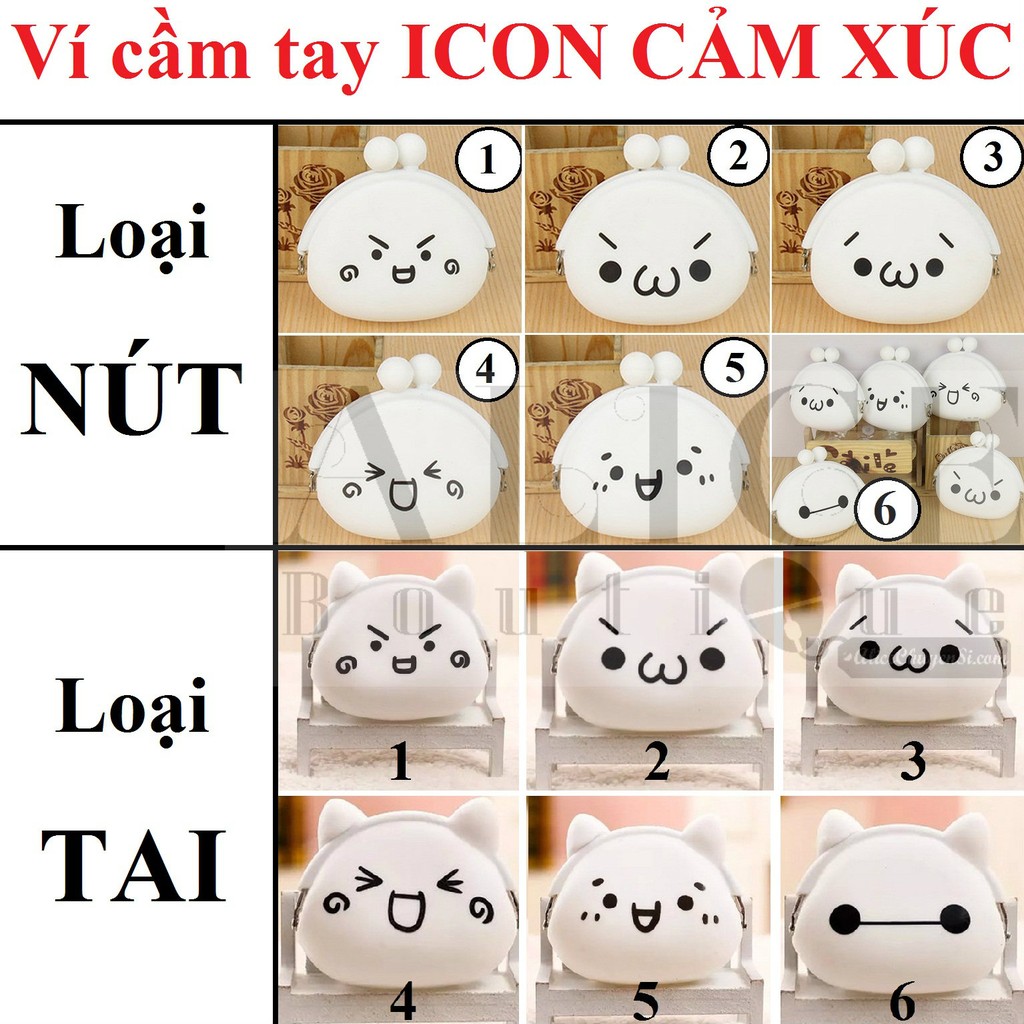 Combo 20c ví silicon cầm tay