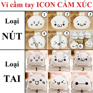 Combo 3 ví silicon cầm tay mini
