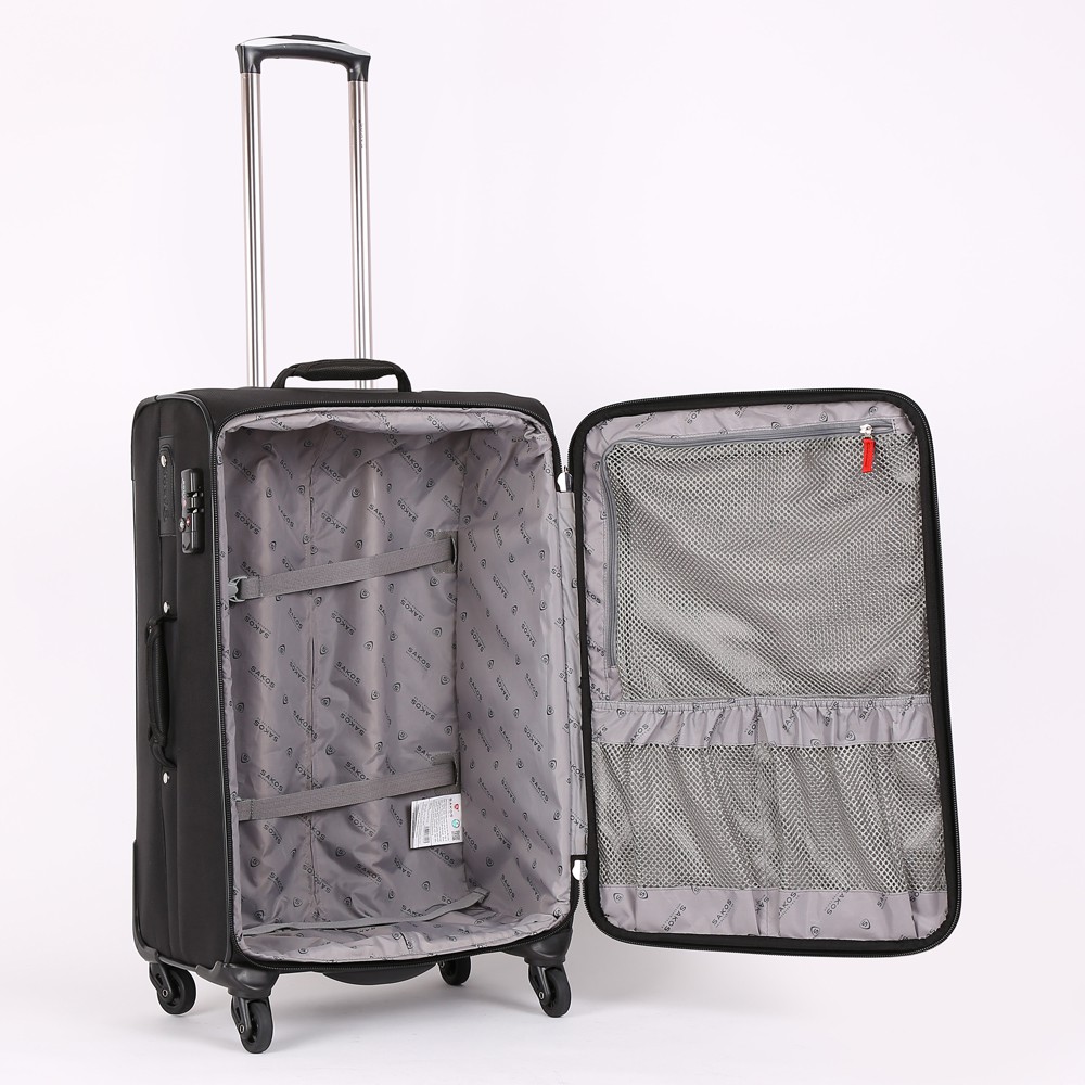 [Mã LT150 giảm 150k đơn 699k] Vali vải du lịch SAKOS SPAZIO 6 (size Trung 62cm/ 24 inch TSA)
