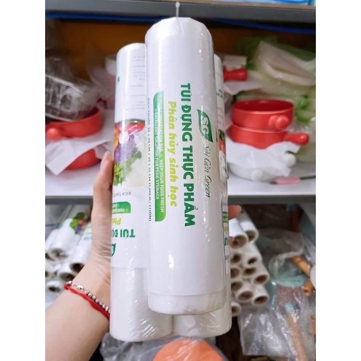 TÚI ĐỰNG THỰC PHẨM TỰ HỦY SINH HỌC