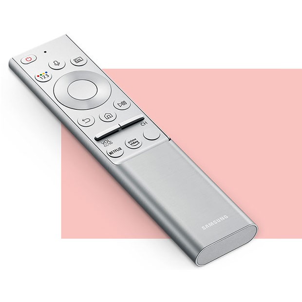 Remote điều khiển tivi SAMSUNG QLED 2019 (Bạc - Micro điều khiển giọng nói)