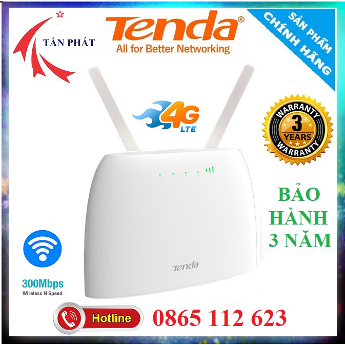 BỘ PHÁT WIFI TENDA  4G / 3G LTE - 4G03 A B - CÓ CỔNG LAN  - CHÍNH HÃNG 36 THÁNG Văn Phòng Xe Khách Lắp Cam ZTE Huawei | BigBuy360 - bigbuy360.vn