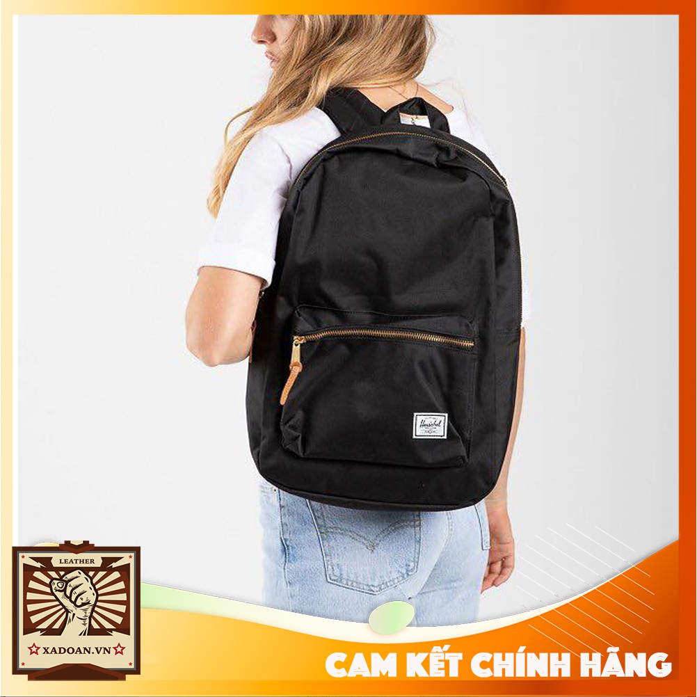 [XẢ KHO - CHUẨN AUTH] Balo Herschel Settlement Đen Unisex