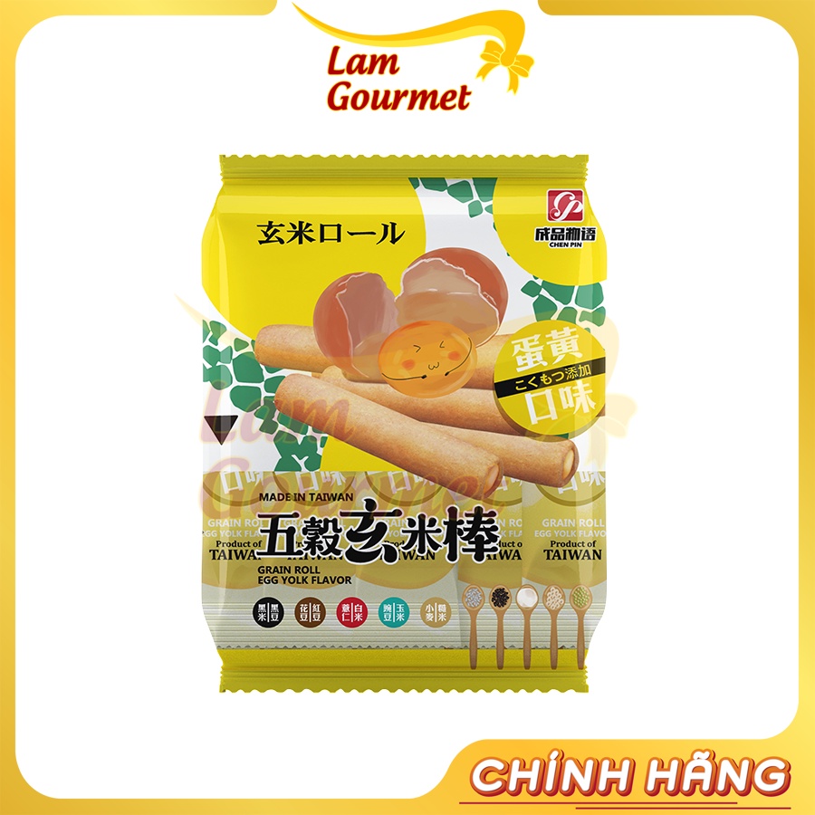 Bánh Cuộn Roll Đài Loan  Vị Trứng Muối và Rong Biển 160g - Lam Gourmet