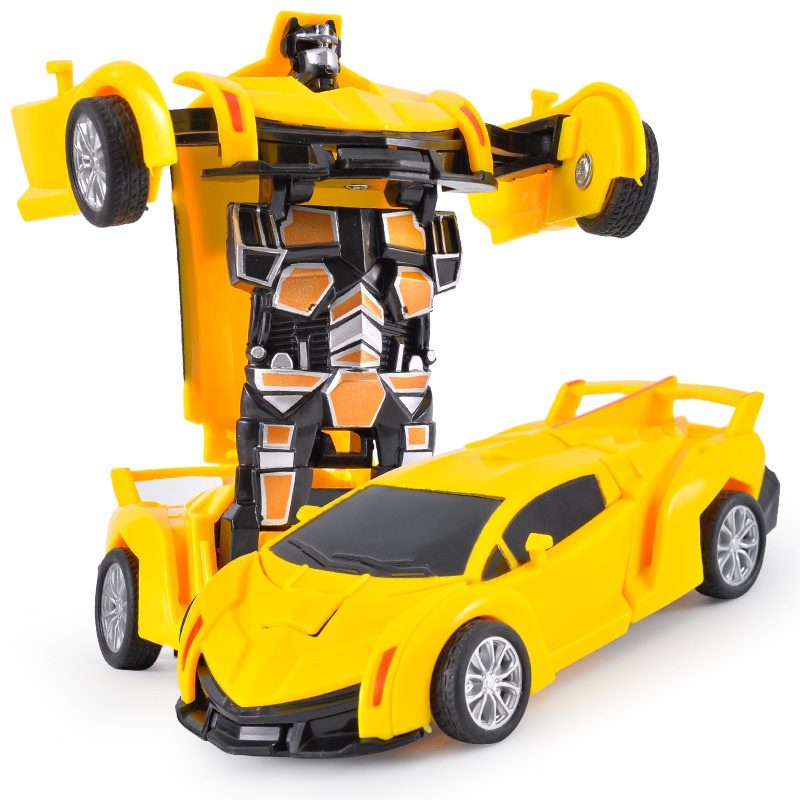 Mô Hình Đồ Chơi Xe Biến Hình Optimus Hornets Biến Hình Thành Robot 12cm Dành Cho Bé Trai