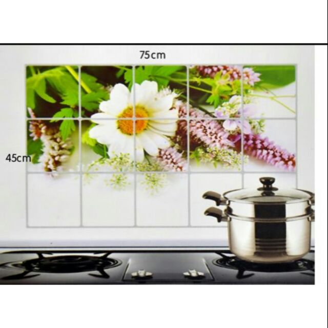 Tranh dán bếp kt45*75cm, 60*90cm