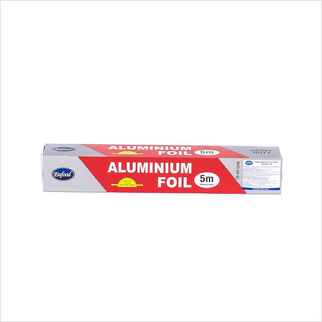 Giấy Bạc Nướng Thực Phẩm Cao cấp Eufood Aluminum Foil 30cm x 5m