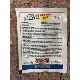 Chế phẩm diệt Kiến Gián ANKILL ( Có combo 10 gói)