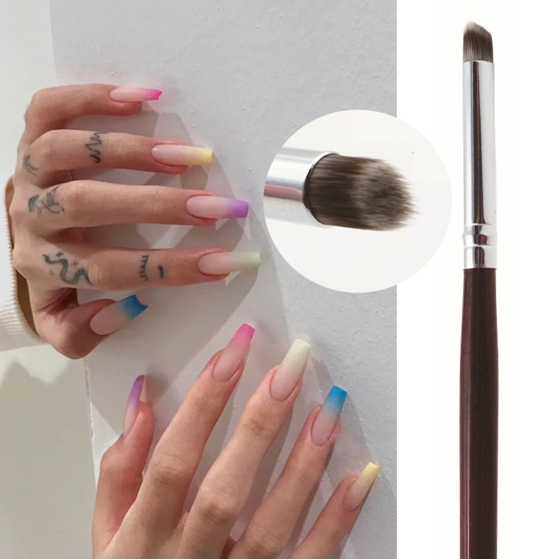 [Hàng mới về] Cọ đầu chéo chuyên dụng để làm móng nghệ thuật DIY