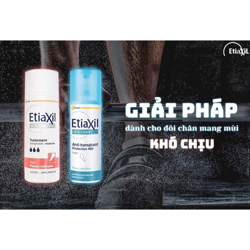 Khử Mùi, Giảm Mồ Hôi Chân, Tay Etiaxil Unperspirant Lotion Treatment 100ml