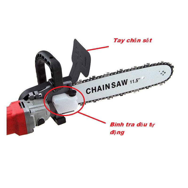 Lưỡi cưa xích gắn máy mài Aotuo, Lưỡi cưa xích gắn máy mài CHAINSAW tra dầu tự động