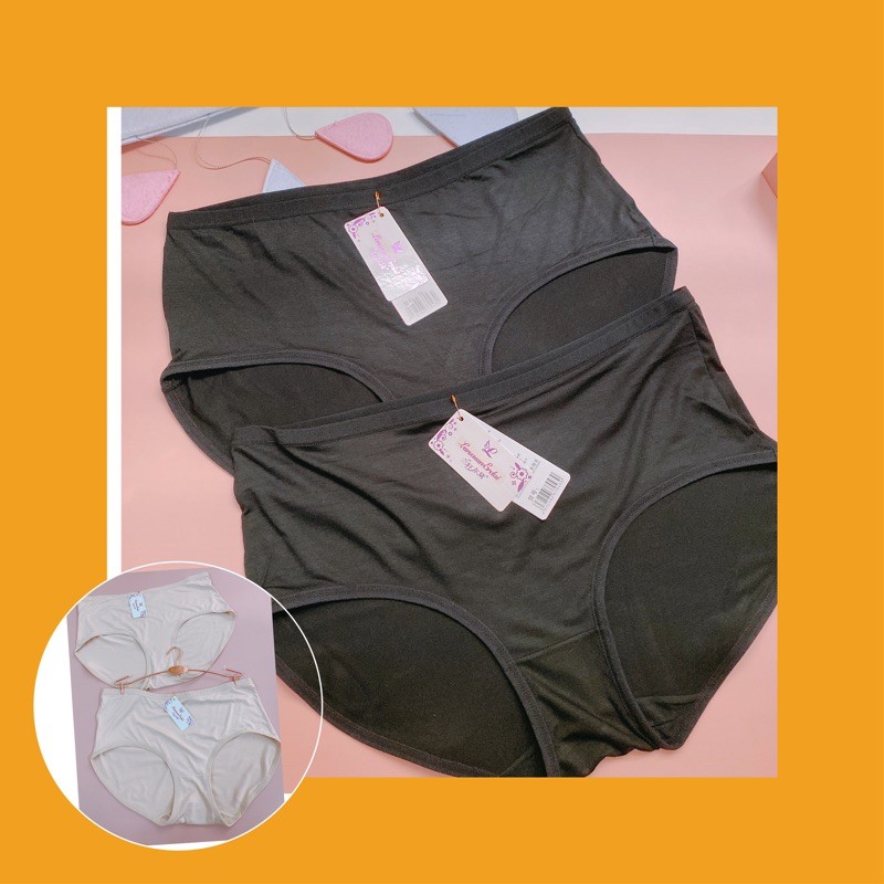 Quần lót bigsize Quần chip cotton sợi tre bigsize Set 5 chiếc