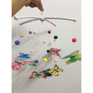 Combo treo nôi cho bé-bộ gà con mây + sao