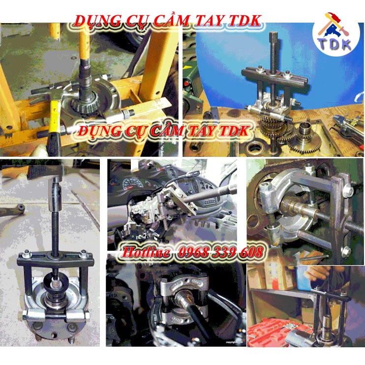 Bộ cảo bạc đạn đĩa, cảo vam đĩa tháo vòng bi 14 chi tiết S0017 CMART