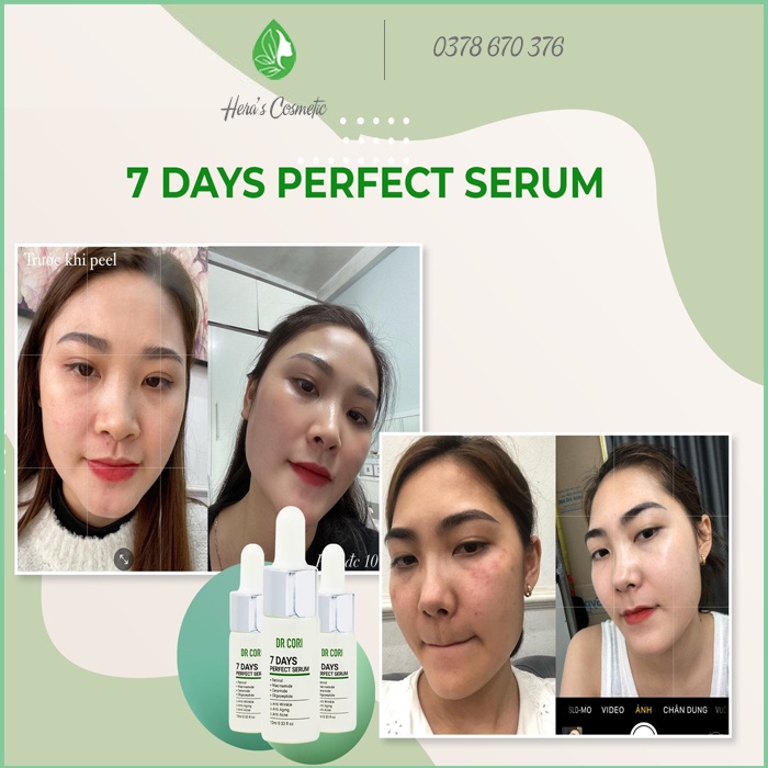 Tinh chất tái tạo Dr Cori _ 7 days perfect serum 10ml