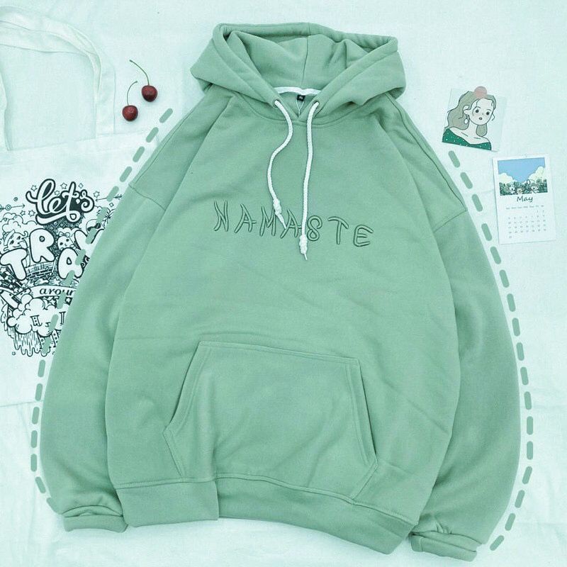 Áo Hoodie Nam Nữ Phong Cách Harajuku Cá Tính Chất Nỉ Trần Bông